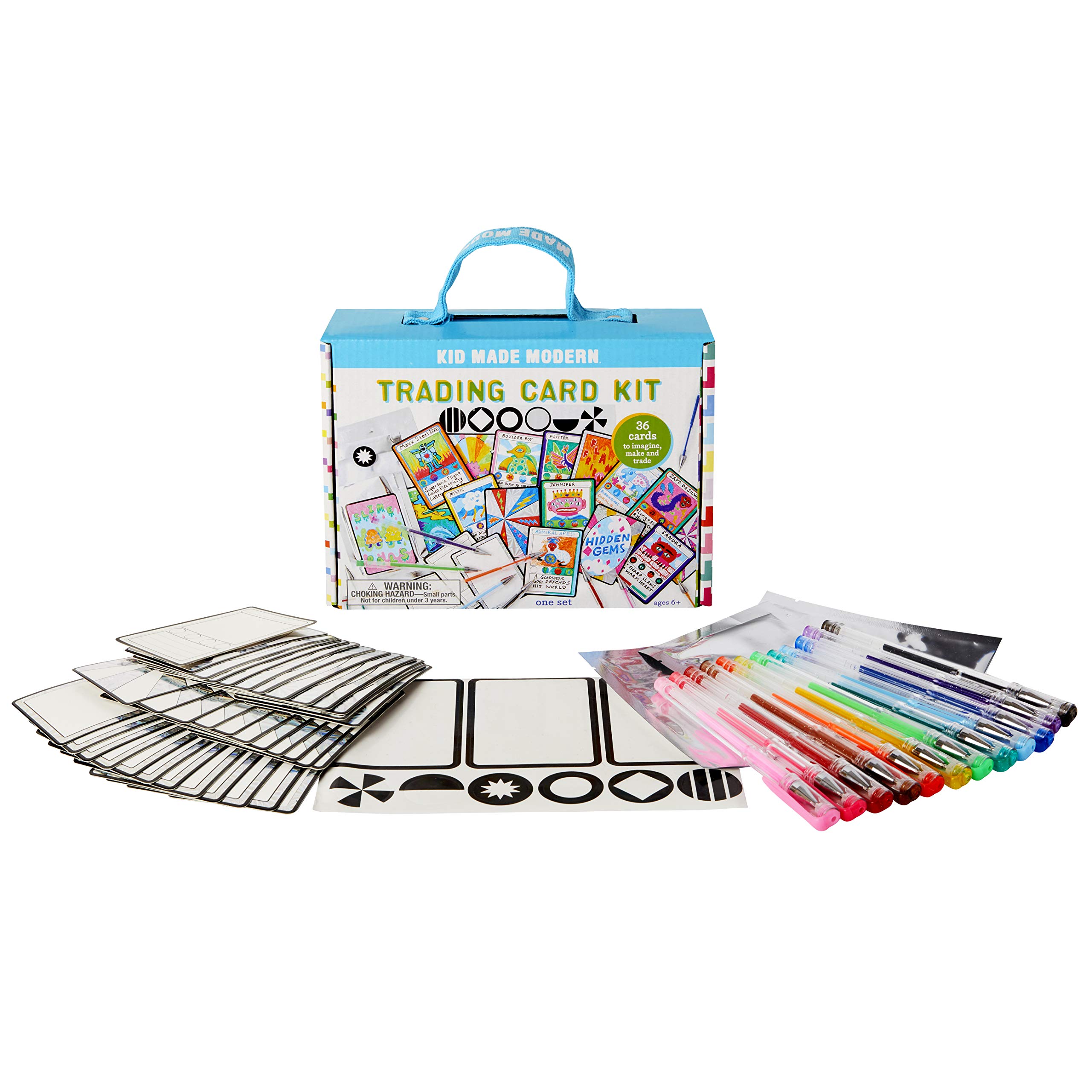 Kid Made Crafts for Kids - Modern Make Your Own Trading Card Kit - Custom  Playing Cards for Kids, Ages 6 and Up 